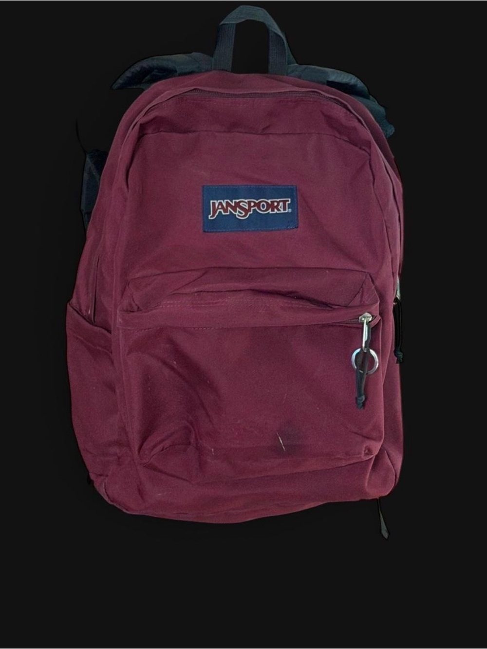 (818–13) JanSport SuperBreak Maroon Burgundy Backpack